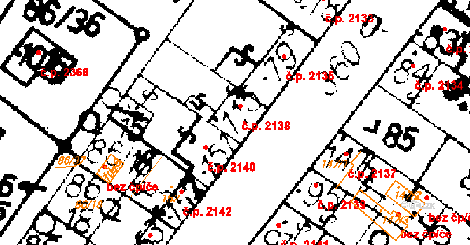 Podlusky 2138, Roudnice nad Labem na parcele st. 115 v KÚ Podlusky, Katastrální mapa