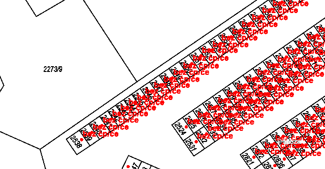 Dvůr Králové nad Labem 44912269 na parcele st. 2547 v KÚ Dvůr Králové nad Labem, Katastrální mapa