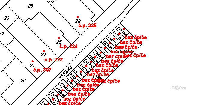 Zbýšov 46040269 na parcele st. 1137/21 v KÚ Zbýšov u Oslavan, Katastrální mapa