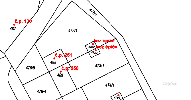 Rýmařov 48175269 na parcele st. 473/2 v KÚ Janušov, Katastrální mapa