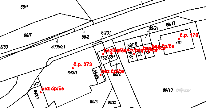 Rokytnice nad Jizerou 49043269 na parcele st. 762 v KÚ Dolní Rokytnice, Katastrální mapa
