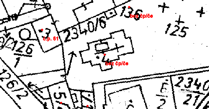 Těmice 45261270 na parcele st. 4 v KÚ Těmice u Kamenice nad Lipou, Katastrální mapa