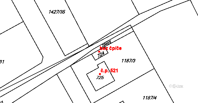 Sobotka 45967270 na parcele st. 724 v KÚ Sobotka, Katastrální mapa
