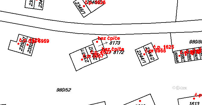 Zlín 47726270 na parcele st. 8172 v KÚ Zlín, Katastrální mapa