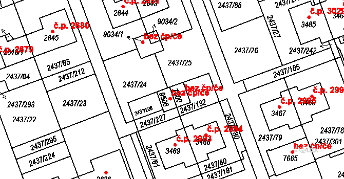 Hodonín 38891271 na parcele st. 7500 v KÚ Hodonín, Katastrální mapa
