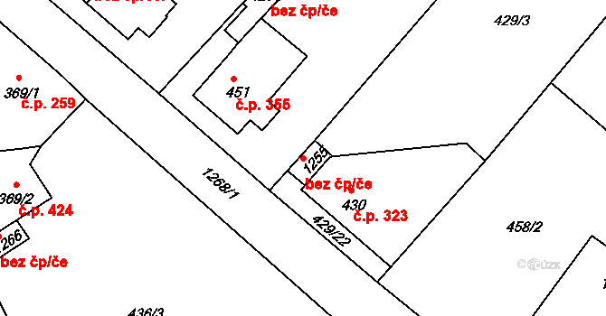 Hejnice 41184271 na parcele st. 1255 v KÚ Hejnice, Katastrální mapa