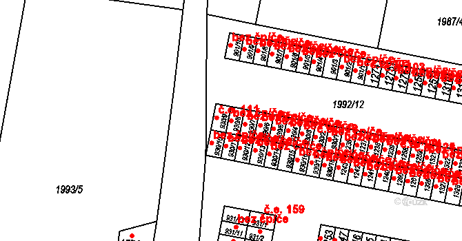 Pacov 45269271 na parcele st. 930/8 v KÚ Pacov, Katastrální mapa