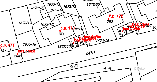 Prachatice 49065271 na parcele st. 1015/2 v KÚ Prachatice, Katastrální mapa