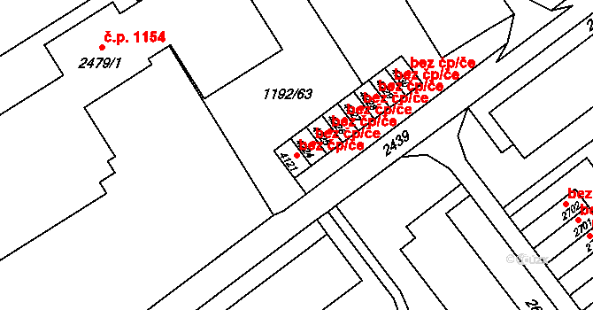 Beroun 43504272 na parcele st. 4121 v KÚ Beroun, Katastrální mapa