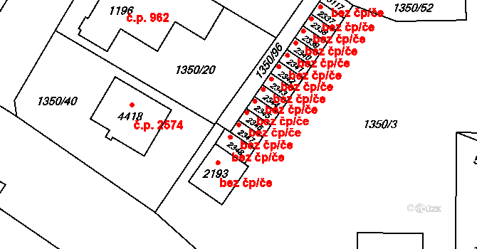 Šumperk 48521272 na parcele st. 2347 v KÚ Šumperk, Katastrální mapa