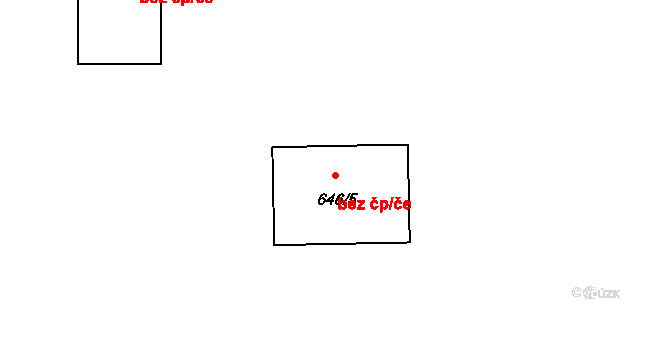 Kozlov 41455274 na parcele st. 646/5 v KÚ Kozlov u Velkého Újezdu I, Katastrální mapa