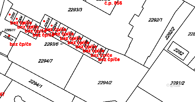 Rýmařov 46599274 na parcele st. 2296 v KÚ Rýmařov, Katastrální mapa