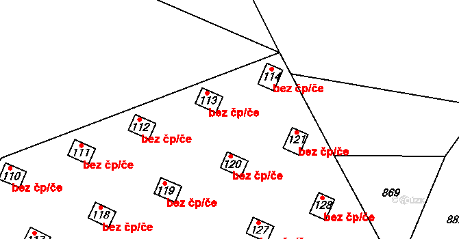 Velká Turná 47166274 na parcele st. 113 v KÚ Velká Turná, Katastrální mapa