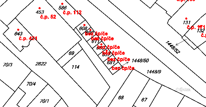 Krumvíř 47218274 na parcele st. 637 v KÚ Krumvíř, Katastrální mapa