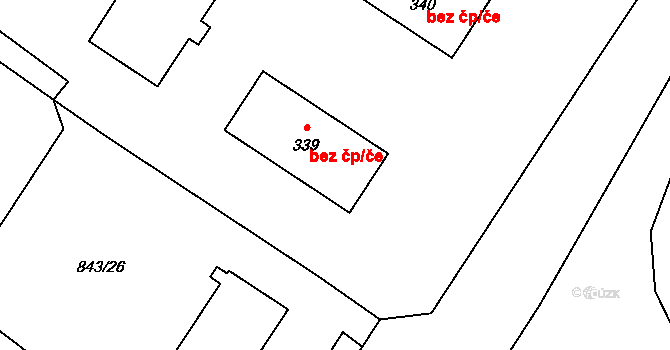 Bohdalice-Pavlovice 42204275 na parcele st. 339 v KÚ Bohdalice, Katastrální mapa