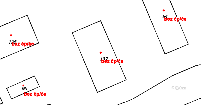 Okrouhlá 48830275 na parcele st. 137 v KÚ Okrouhlá u Chebu, Katastrální mapa