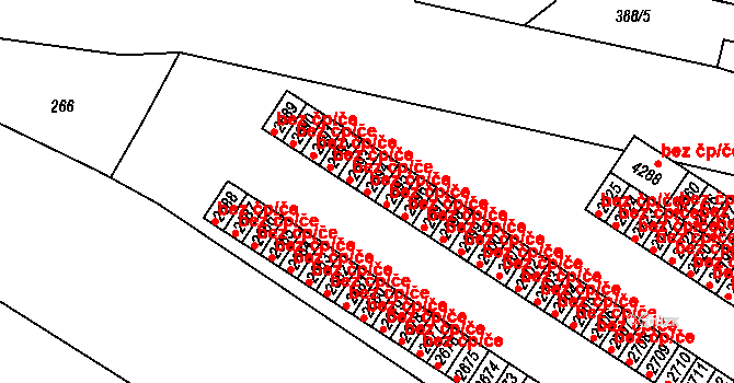Strakonice 50000276 na parcele st. 2694 v KÚ Strakonice, Katastrální mapa