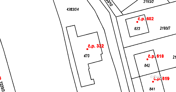 Objekt 90550277, Katastrální mapa