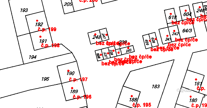 Jívka 39004279 na parcele st. 664 v KÚ Horní Vernéřovice, Katastrální mapa
