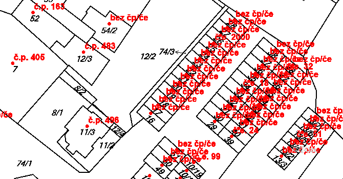 Teplice 50158279 na parcele st. 19 v KÚ Sobědruhy, Katastrální mapa