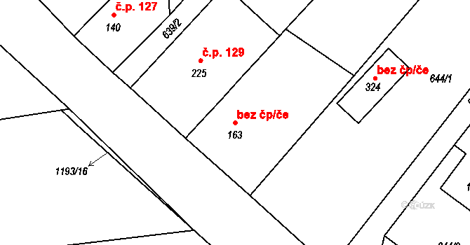 Dolany 39185281 na parcele st. 163 v KÚ Dolany u Klatov, Katastrální mapa