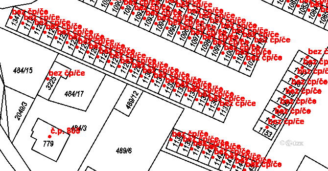 Milevsko 39961281 na parcele st. 1132 v KÚ Milevsko, Katastrální mapa