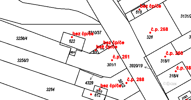 Višňové 50125281 na parcele st. 514 v KÚ Višňové, Katastrální mapa