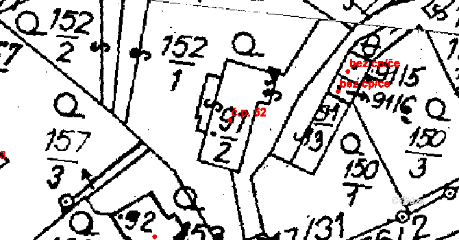 Libina 52 na parcele st. 6024 v KÚ Horní Libina, Katastrální mapa