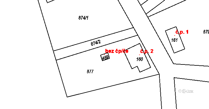 Kytlice 47033282 na parcele st. 469 v KÚ Falknov, Katastrální mapa