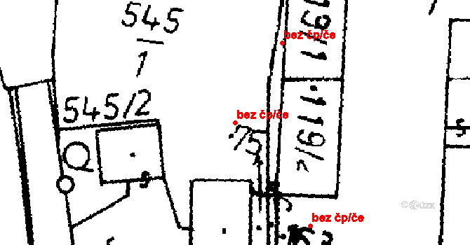 Nišovice 48086282 na parcele st. 75 v KÚ Nišovice, Katastrální mapa