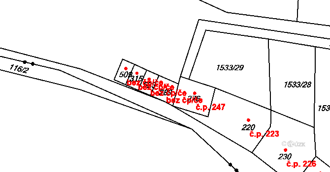 Vladislav 44148283 na parcele st. 289 v KÚ Vladislav, Katastrální mapa