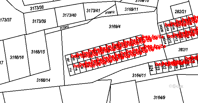 Kryry 47134283 na parcele st. 706 v KÚ Kryry, Katastrální mapa