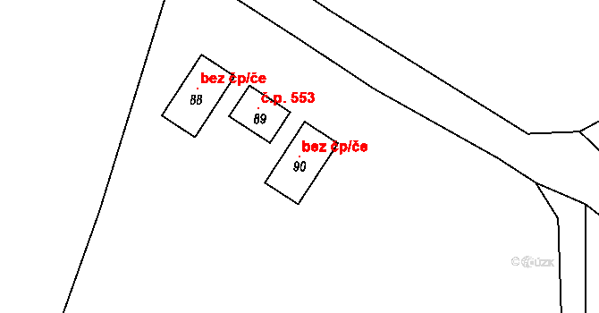 Žacléř 96140283 na parcele st. 90 v KÚ Černá Voda u Žacléře, Katastrální mapa