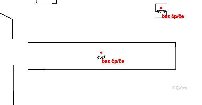 Černotín 38759284 na parcele st. 470 v KÚ Černotín, Katastrální mapa