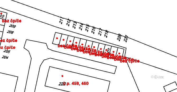 Suchdol nad Odrou 44863284 na parcele st. 216 v KÚ Suchdol nad Odrou, Katastrální mapa