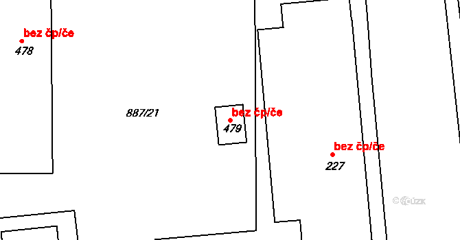 Broumov 46367284 na parcele st. 479 v KÚ Velká Ves u Broumova, Katastrální mapa
