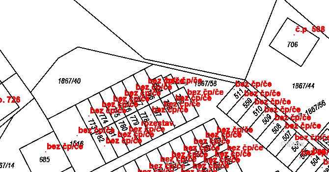 Zliv 49781286 na parcele st. 804 v KÚ Zliv u Českých Budějovic, Katastrální mapa