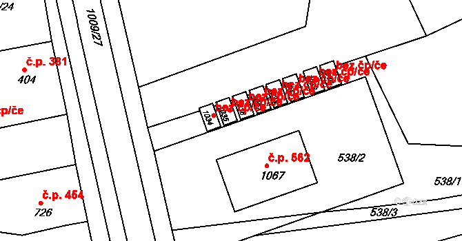 Šťáhlavy 46259287 na parcele st. 1035 v KÚ Šťáhlavy, Katastrální mapa