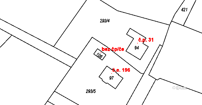 Bystřice 100120288 na parcele st. 106 v KÚ Kobylí, Katastrální mapa