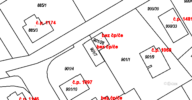 Rychnov nad Kněžnou 146025288 na parcele st. 901/7 v KÚ Rychnov nad Kněžnou, Katastrální mapa