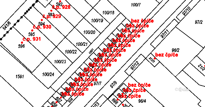 Kralupy nad Vltavou 42488290 na parcele st. 666 v KÚ Kralupy nad Vltavou, Katastrální mapa