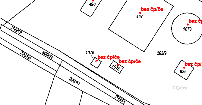 Objekt 45740291, Katastrální mapa