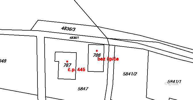 Objekt 51311291, Katastrální mapa