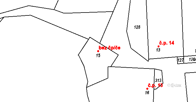 Nimpšov 46558292 na parcele st. 15 v KÚ Nimpšov, Katastrální mapa