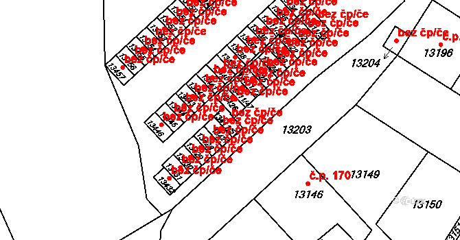 Plzeň 49587293 na parcele st. 13411/51 v KÚ Plzeň, Katastrální mapa