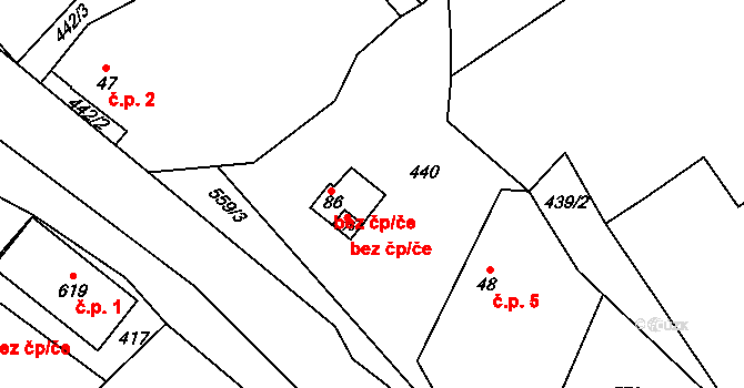 Petrovičky 35, Katastrální mapa