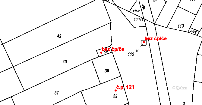 Silůvky 39841294 na parcele st. 39 v KÚ Silůvky, Katastrální mapa