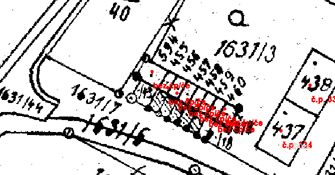 Horní Štěpánov 42264294 na parcele st. 455 v KÚ Horní Štěpánov, Katastrální mapa