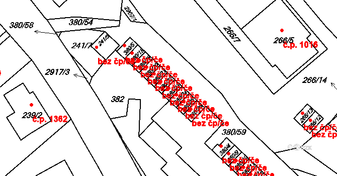 Praha 46708294 na parcele st. 380/23 v KÚ Braník, Katastrální mapa