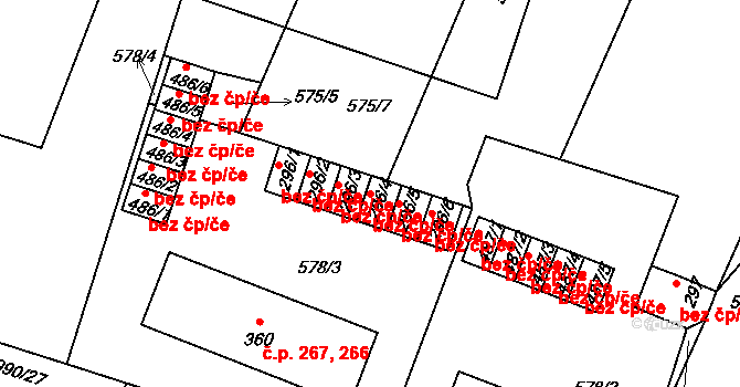 Milín 41526295 na parcele st. 296/4 v KÚ Milín, Katastrální mapa